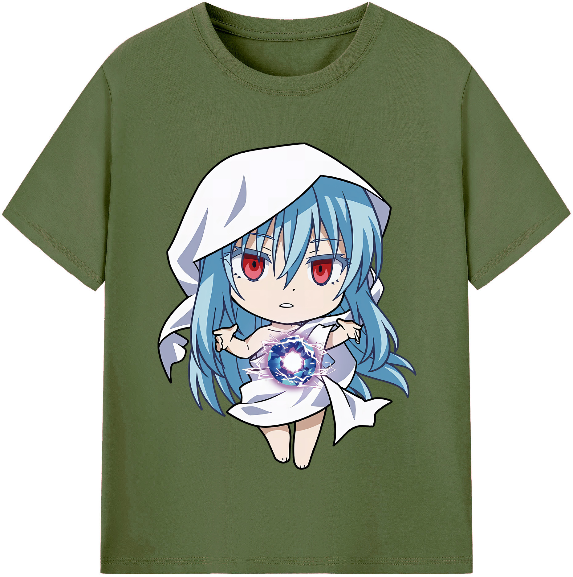 （画像用） 転スラ Regarding Reincarnated to Slime 綿100％半袖Tシャツ（フロントプリント）